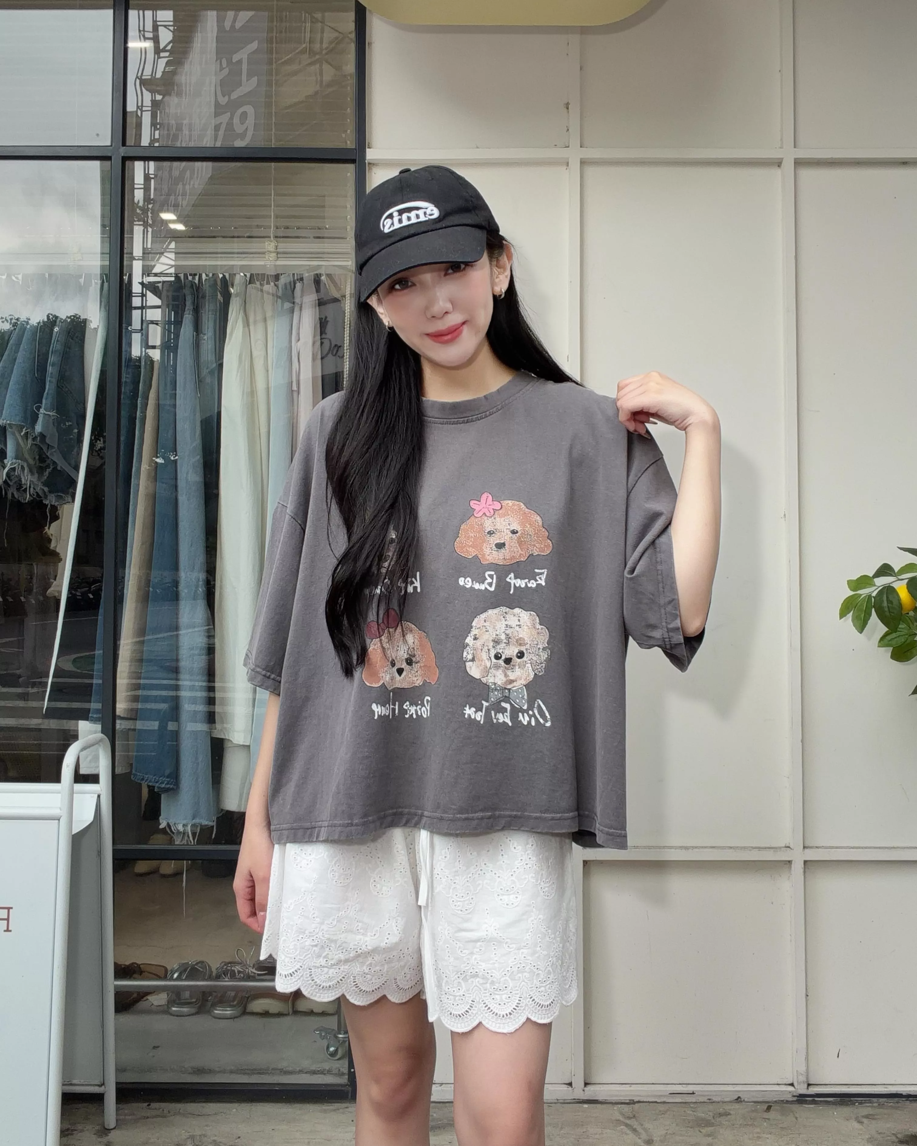 狗狗水洗短Tee