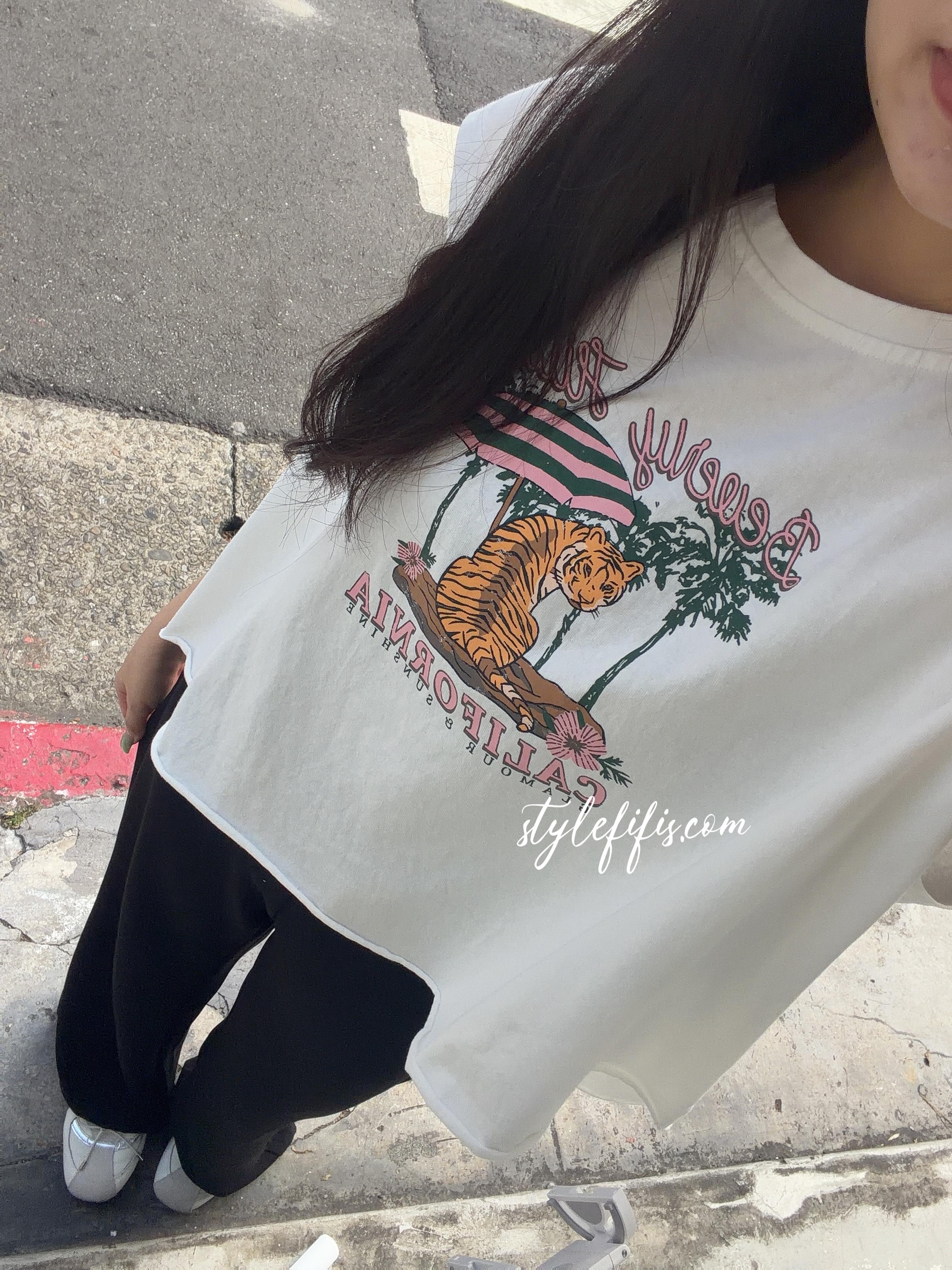 老虎沙灘背心