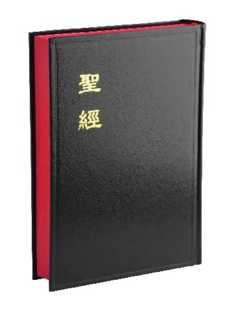 【中文聖經和合本】CU63 新舊約聖經 上帝版 中型 公用聖經 黑色硬面紅邊 20x14cm 教會講台用 堅固耐用