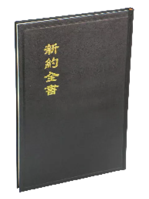 【中文聖經和合本】CU283A 新約全書 神版 大字體 黑色硬面白邊 26x18cm 長輩閱讀 禮物首選