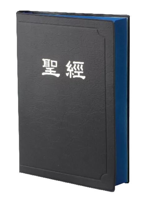 【中文聖經新標點和合本】CUNPCS072BU 新舊約聖經 上帝版 串珠對照 藍色膠面 藍邊設計 橫排版 22x15cm 查經靈修實用聖經
