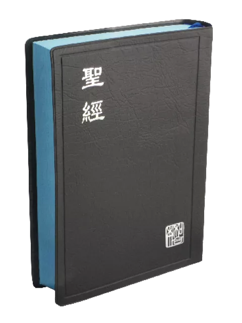【中文聖經新標點和合本】CUNP52A 新舊約聖經 神版 輕便型 藍色膠面 藍邊設計 16x12cm 隨身讀經實用聖經推薦