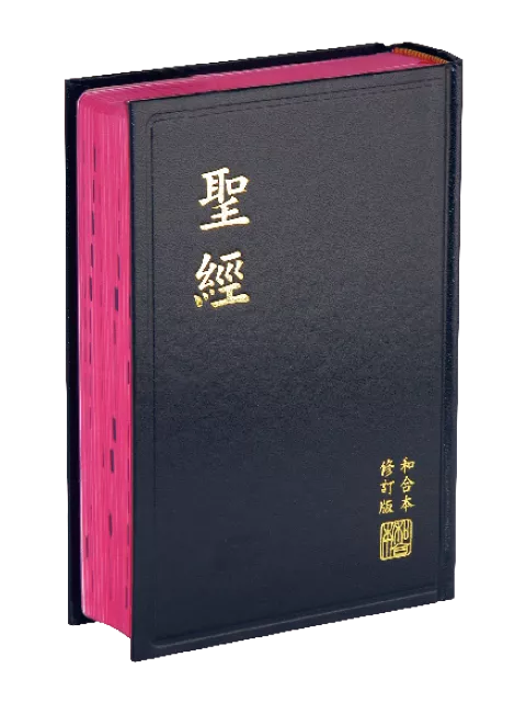 【中文聖經和合本2010】RCU63 新舊約聖經 上帝版 中型 公用聖經 黑色硬面 紅邊 20x14cm 教會講台 團契查經首選