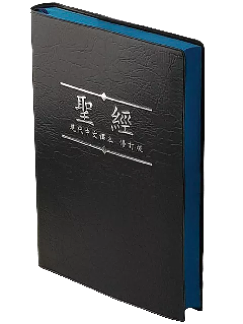 【中文聖經現代中文譯本】TCVCS62PBU 橫排 藍色膠面藍邊 21x15cm 易讀聖經 清晰排版 查經靈修首選