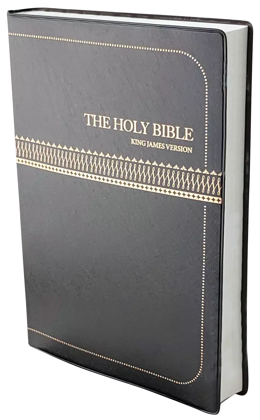 【KJV 英文聖經】KJV82PLBK 英皇詹姆士本 紅字版 大字體 膠面黑色 24x17.5cm 英文聖經首選 禮物推薦