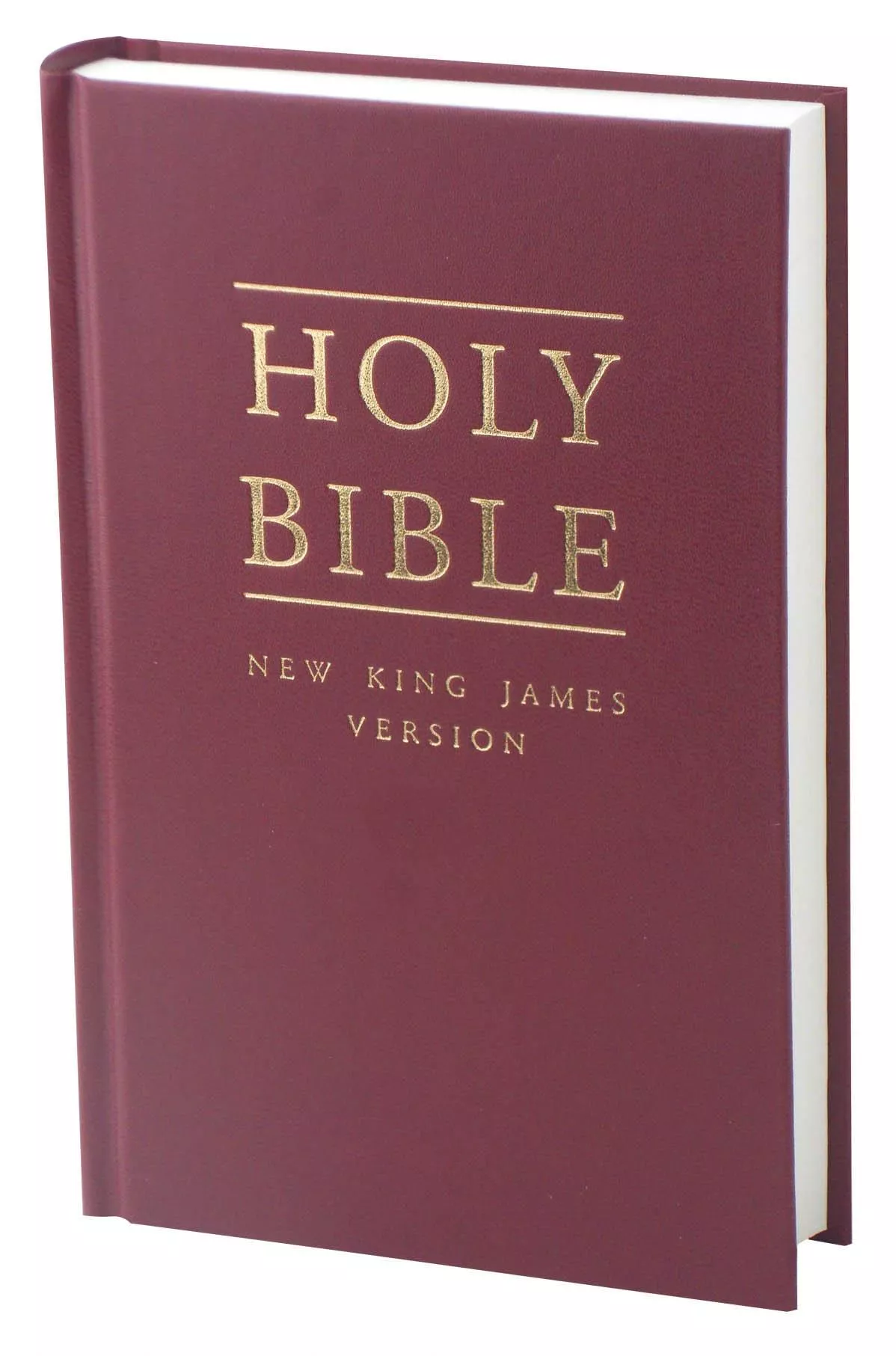 【NKJV 英文聖經】NKJV43C 新英皇詹姆士本 紅色硬面 白邊設計 19x12.5cm 攜帶型英文聖經 禮物推薦