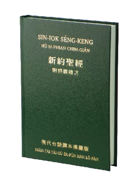 【台語聖經】TTV363DI 現代台語漢羅對照 新約附詩篇箴言 綠色硬面白邊 22x15cm