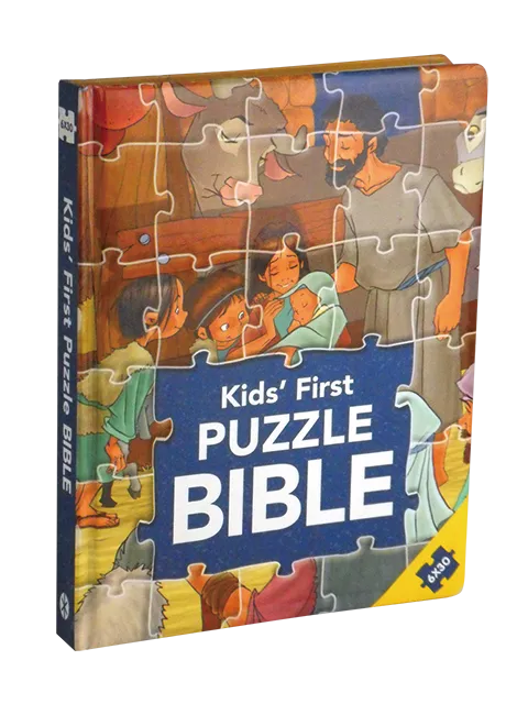 ①【兒童拼圖聖經】Kids’ First Puzzle Bible｜英文版拼圖故事書
