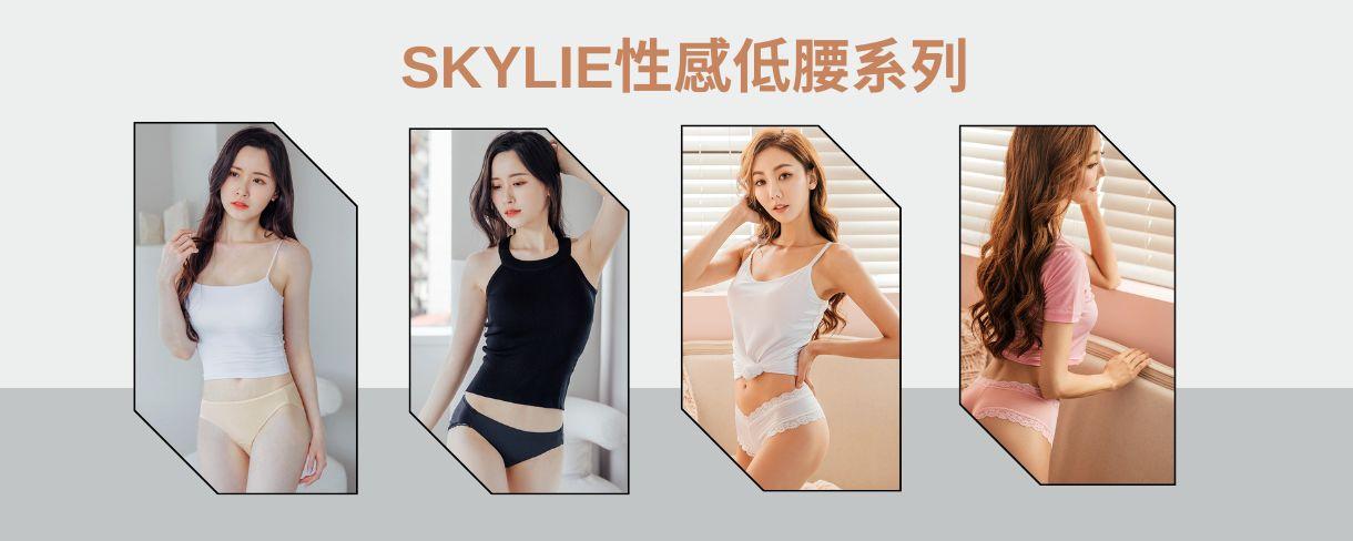 SKYLIE銀離子低腰內褲｜典雅絲柔親膚抗菌｜女性舒適貼身首