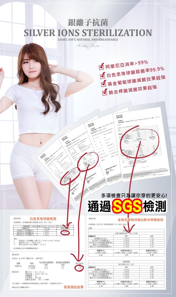 NEONER銀離子底襯SGS測試報告