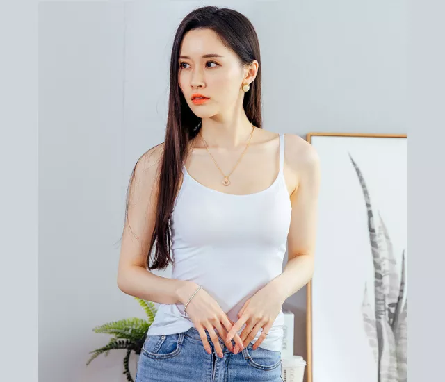 美型舒適大U領【NEONER BRATOP】無鋼圈背心-白色