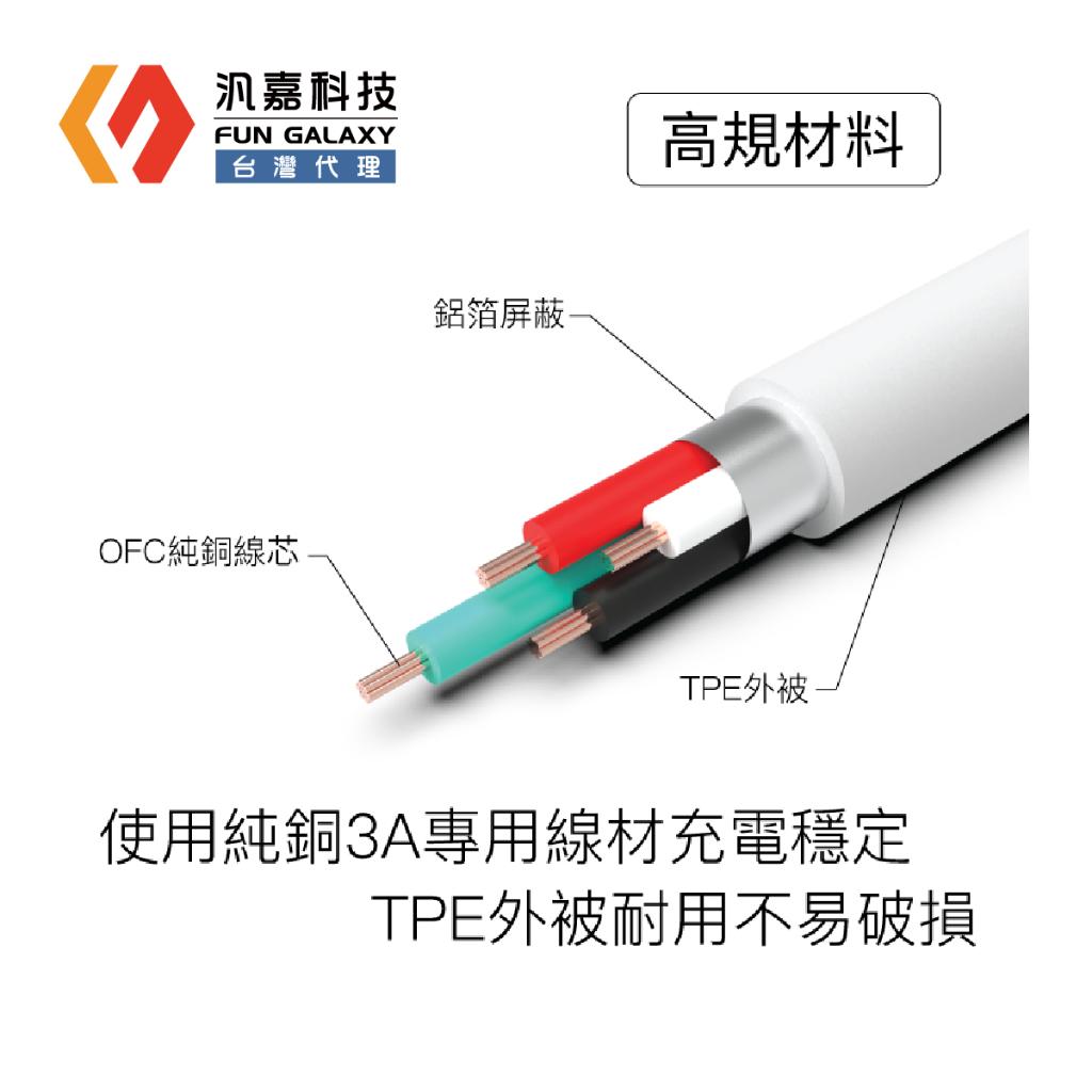 Type-A Lightning 3A充電線 適用蘋果iPhone台灣現貨