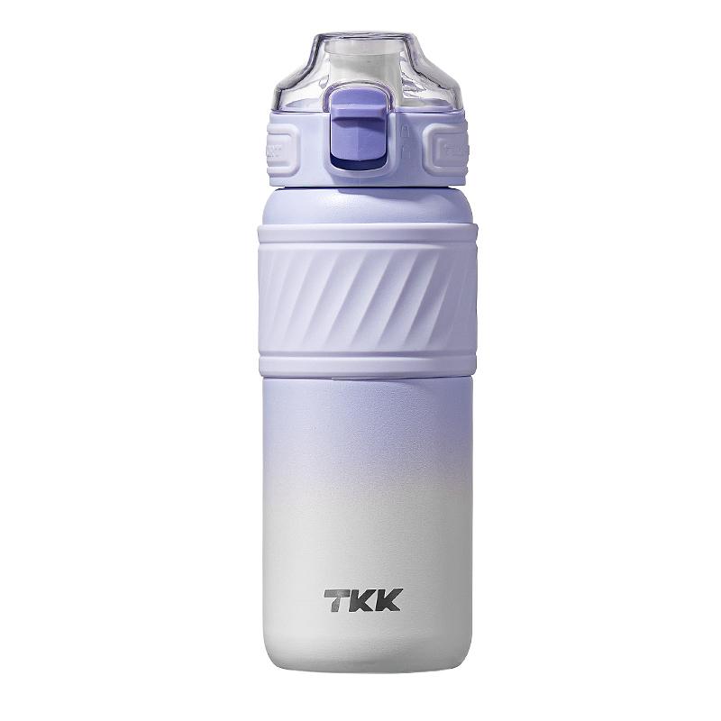 TKK台灣代理 哈崙運動保溫瓶 316不銹鋼內膽 500ml 醫療等級 運動 隨行杯 兩用 直飲 吸管 水壺 保溫壺