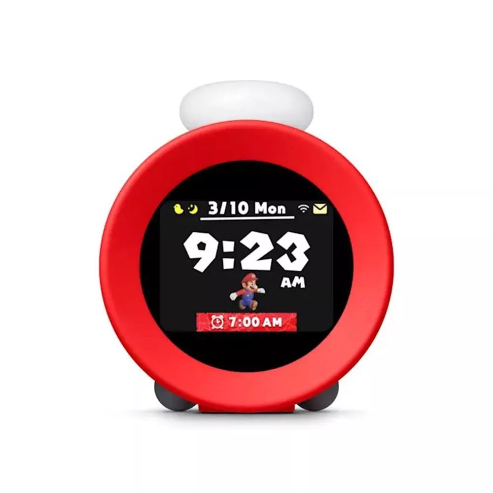 Nintendo 任天堂音響鬧鐘 Alarmo阿勒莫｜35 種遊戲音樂音效｜智慧互動式鬧鐘｜台灣原廠公司貨