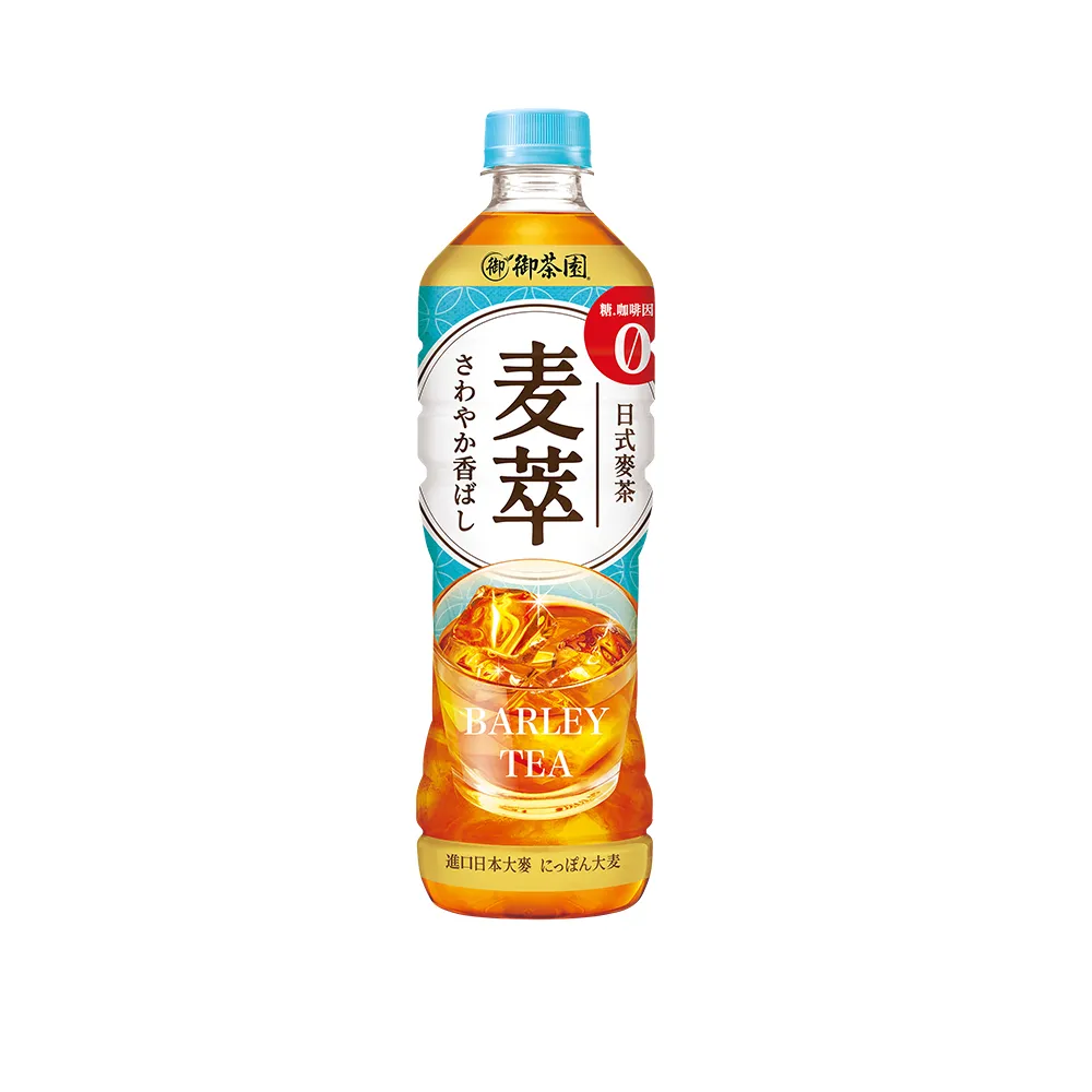 【御茶園】麥萃無糖麥茶590ml (24入/箱)(已含海運費)