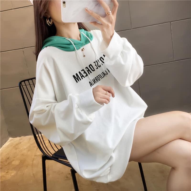 貼布撞色連帽衛衣 4色 M-2XL