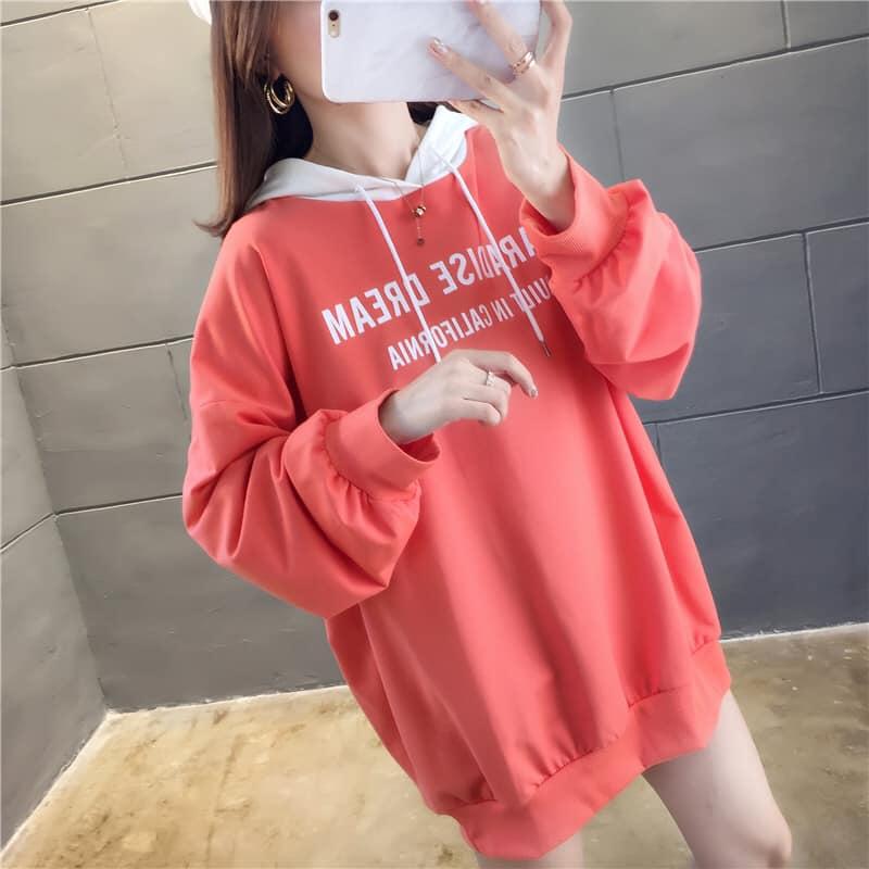 貼布撞色連帽衛衣 4色 M-2XL