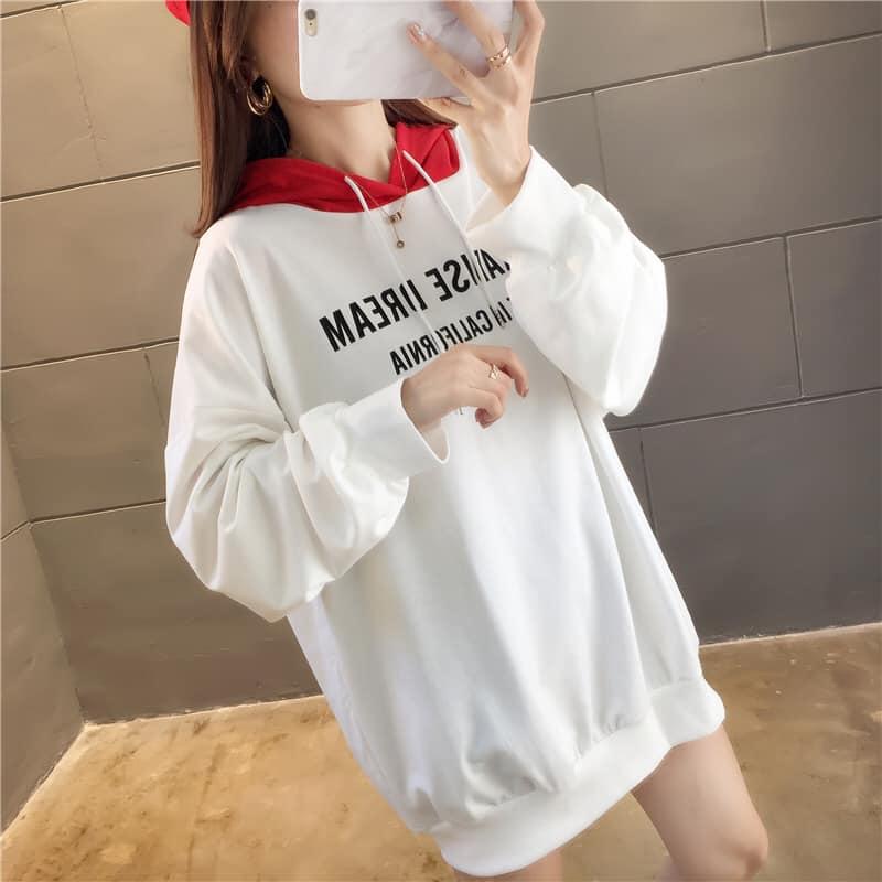 貼布撞色連帽衛衣 4色 M-2XL