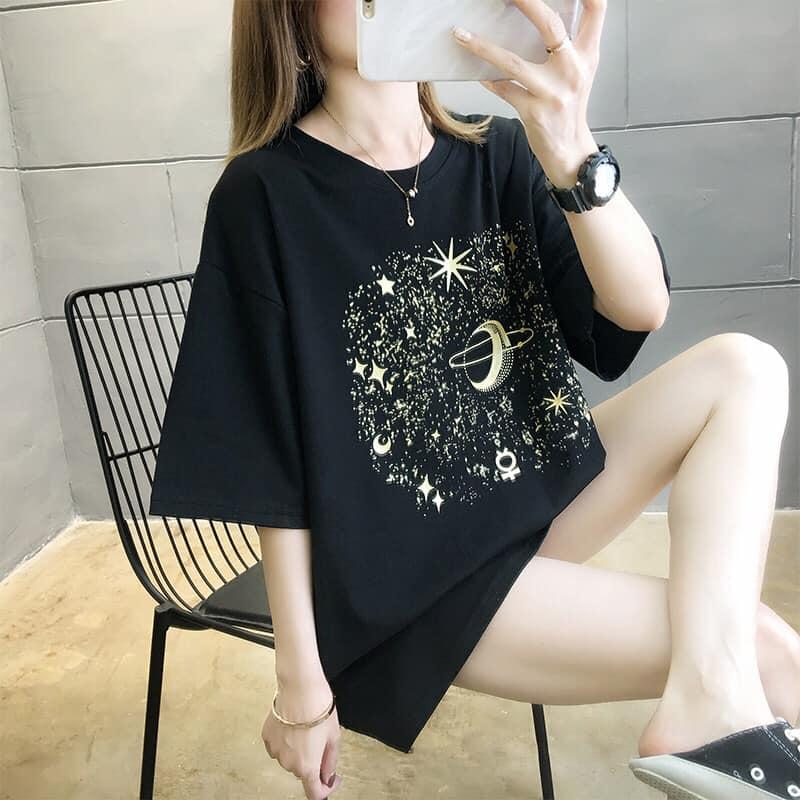 行星印花百搭T兩色 M-2XL