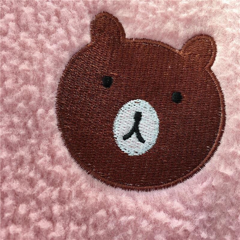 加絨刺繡假兩件衛衣 M-2XL 3色