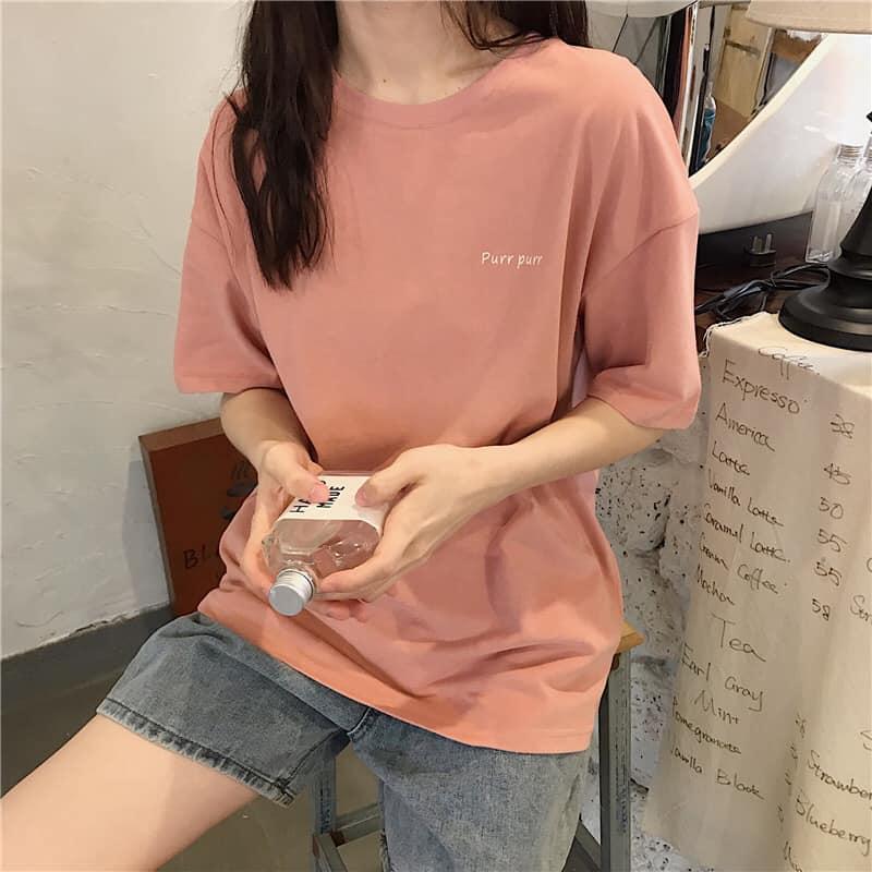 春季背後印字百搭圓領T M-XL 2色