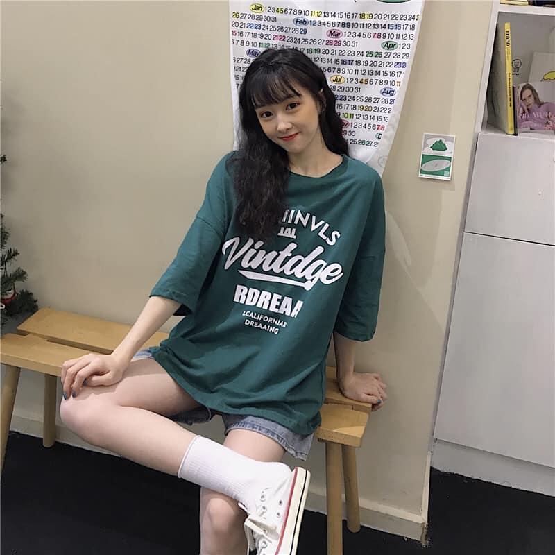 春夏字母印字百搭T桖 M-XL 4色