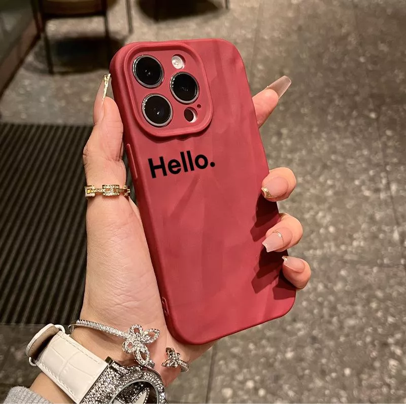 簡約hello手機殼 簡約hello手機殼