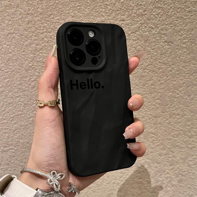 簡約hello手機殼