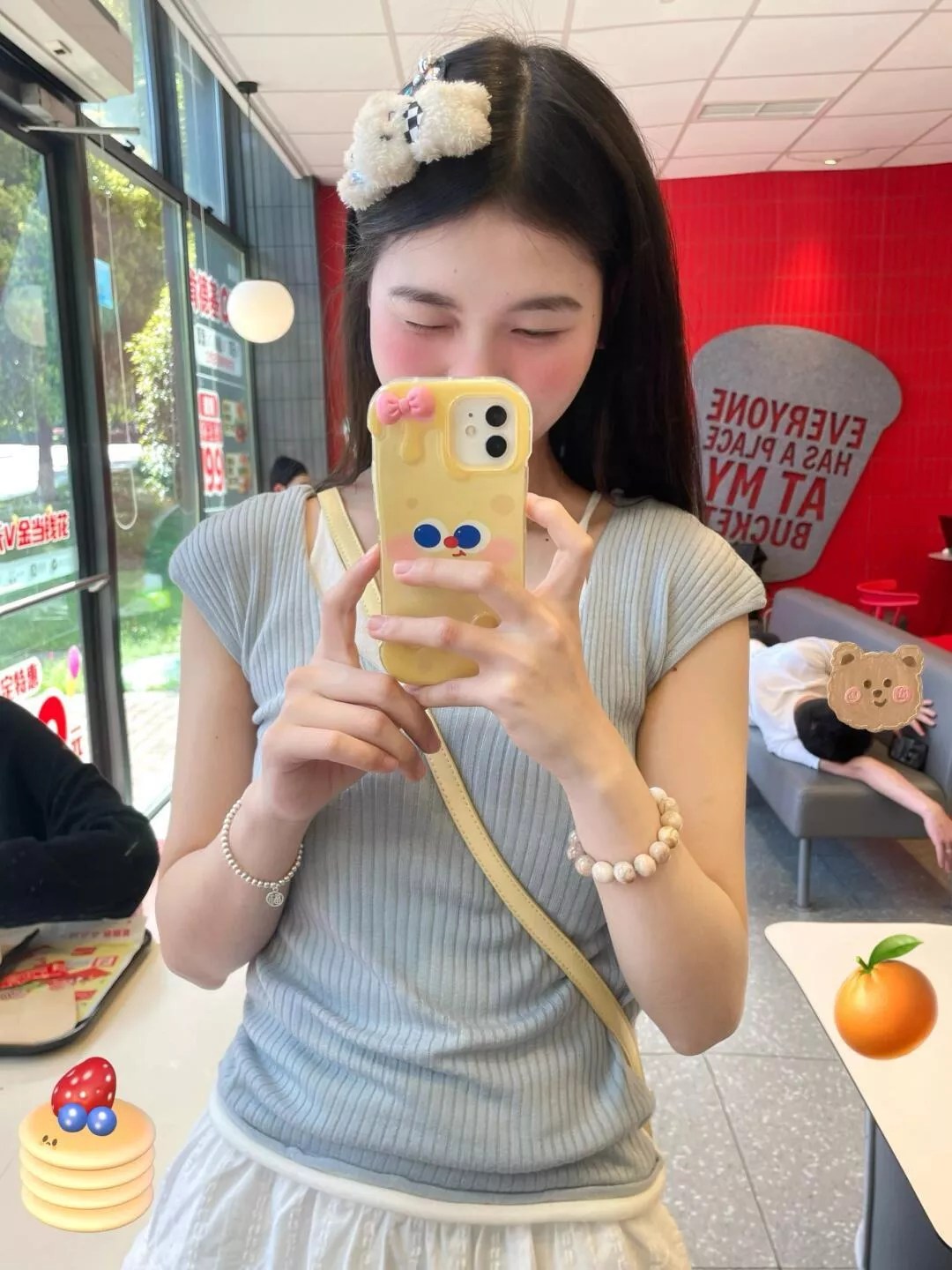 純欲bm風假兩件短袖t卹夏季設計感小眾修身甜辣妹上衣 純欲bm風假兩件短袖t卹夏季設計感小眾修身甜辣妹上衣