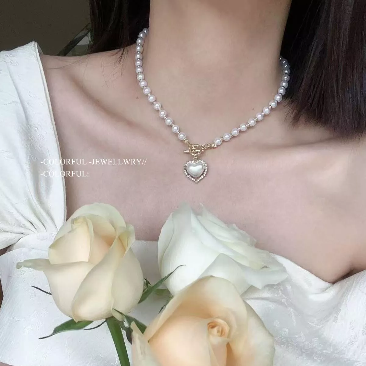 【本店實拍】🌸巴洛克溫柔風｜珍珠項鍊