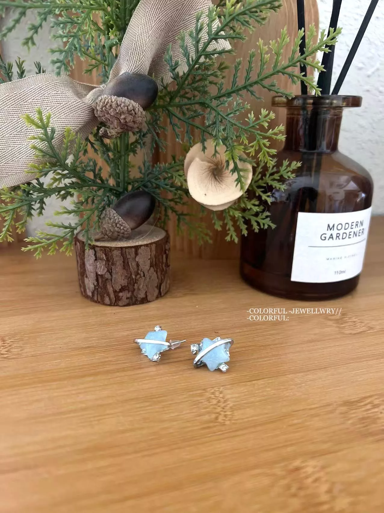 【本店實拍】🌟 銀河系的約定｜星星耳環