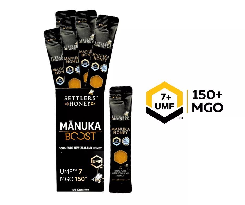 紐西蘭SETTLERS麥蘆卡蜂蜜隨身包UMF™7+ (10條/盒)