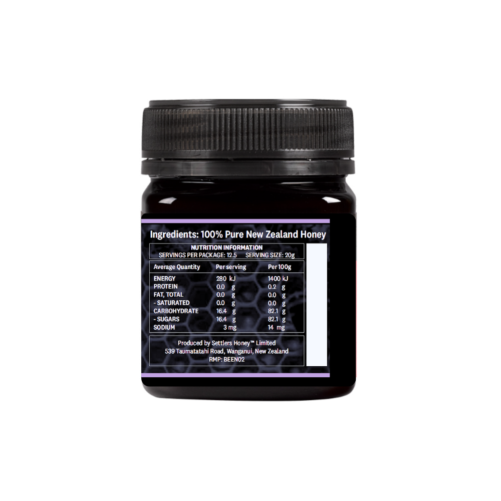 紐西蘭 SETTLERS 麥蘆卡百花蜂蜜 MGO100+ 250g