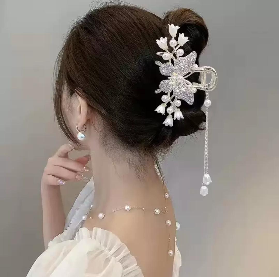 蝴蝶流蘇抓夾