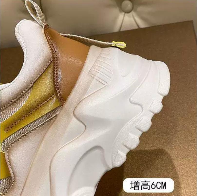 增高6公分透氣老爹鞋～2色