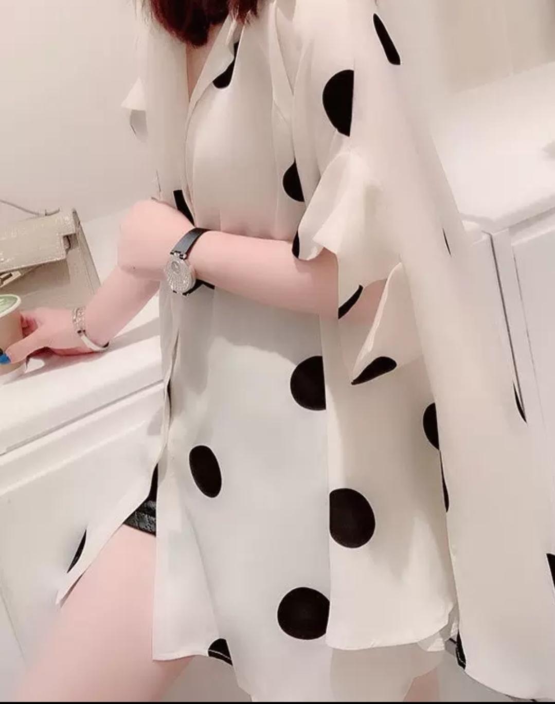 薄款圓點襯衫