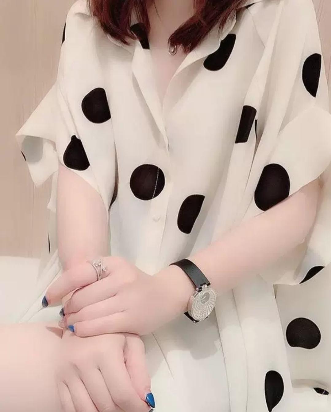 薄款圓點襯衫