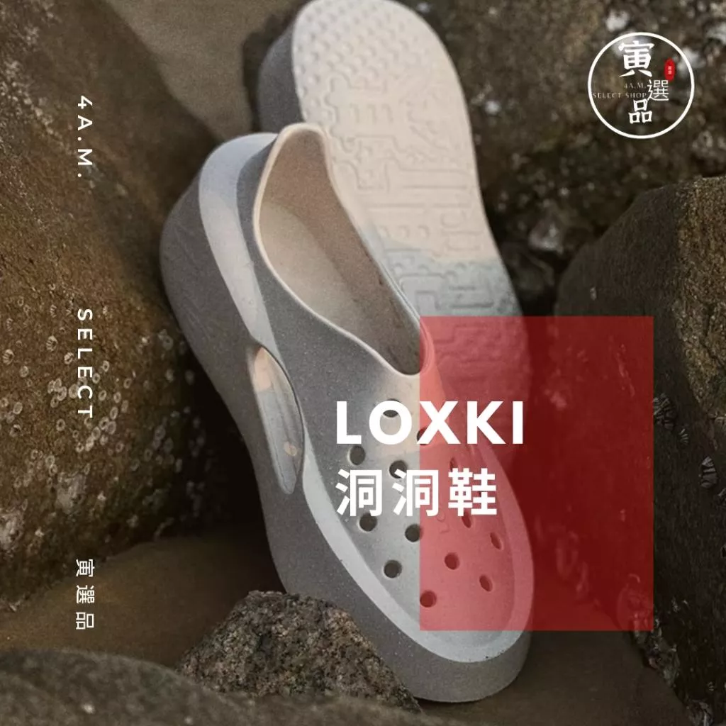 Loxki 小圓鞋 FOAM 新品 洞洞鞋 洛克斯基 男鞋 女鞋 增高 戶外 沙灘 海邊 防水