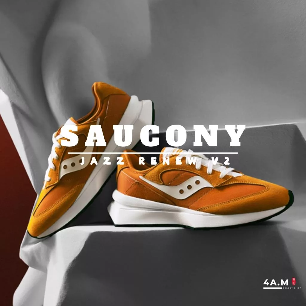 《4AM寅選》Saucony索康尼 JAZZ RENEW V2 復古休閒鞋 復古跑鞋 NB風 運動鞋