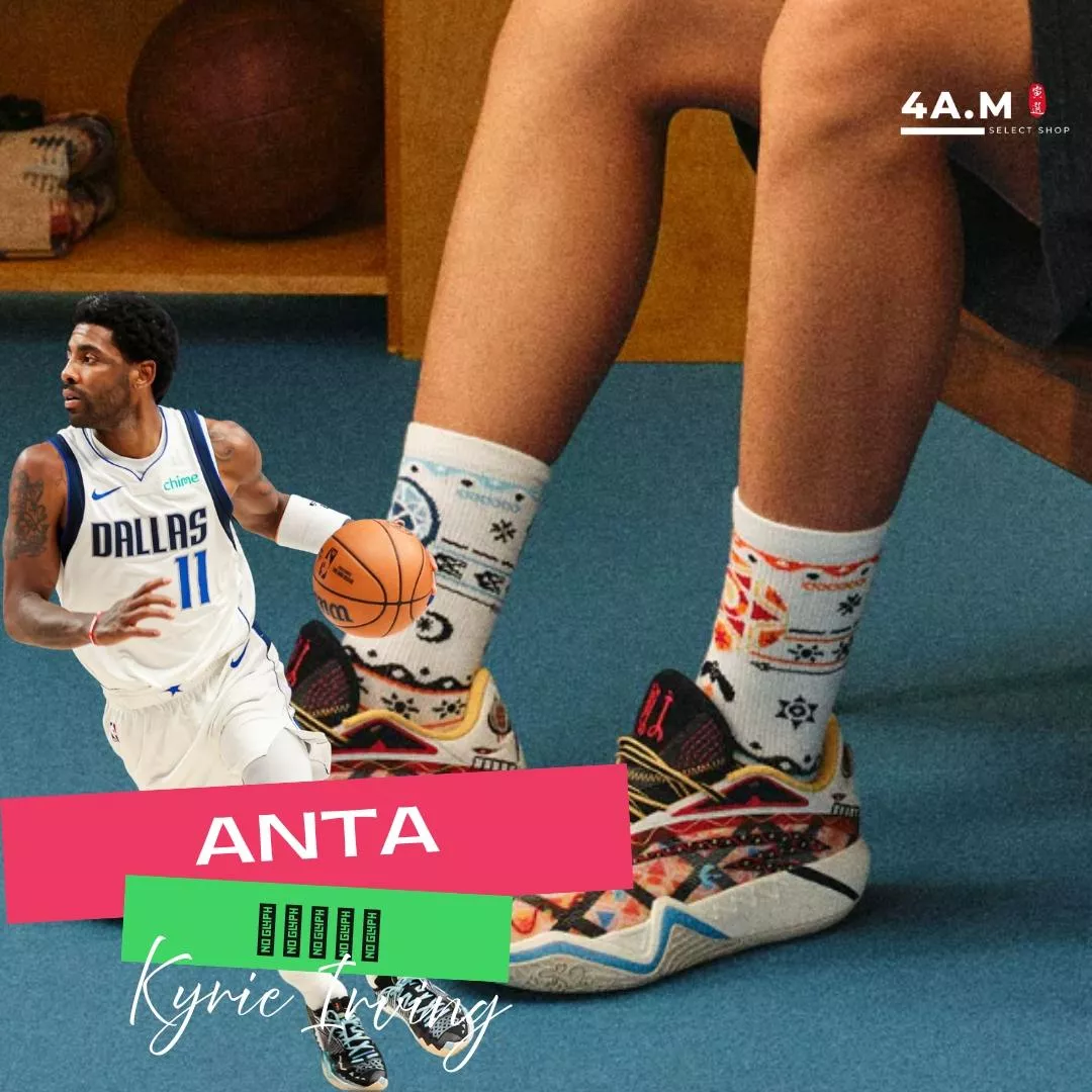 《4AM寅選》Anta安踏 歐文籃球襪 Kyrie Irving 官方正品 運動 實戰 中高筒 健身 美式