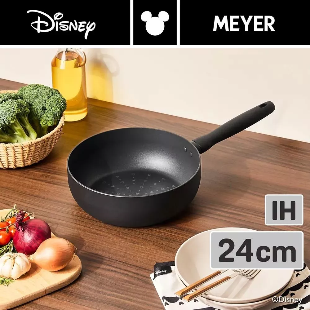 MEYER 迪士尼經典黑白系列24CM 深煎鍋