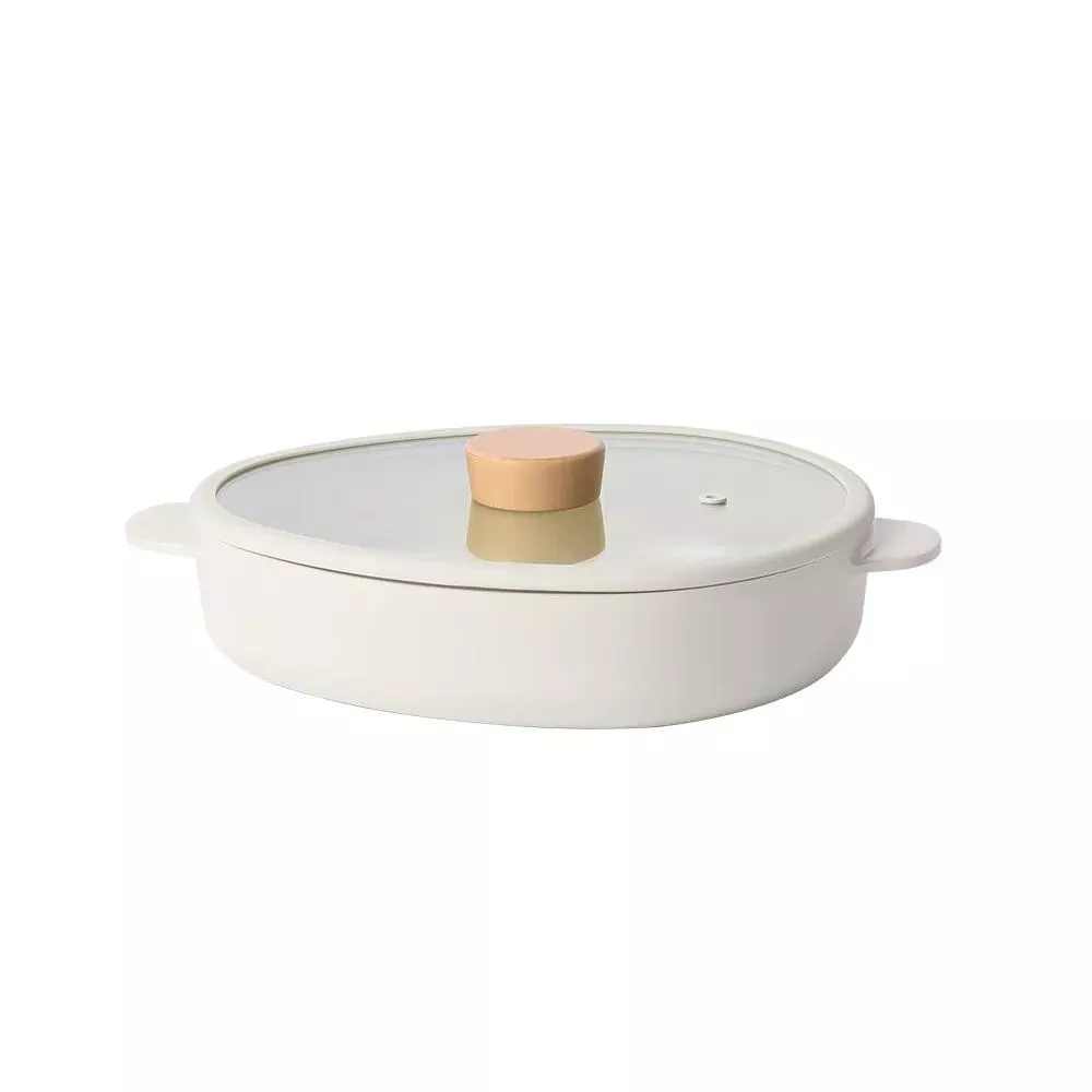 FIKA Apex系列陶瓷塗層鍋具-雙耳淺湯鍋26CM