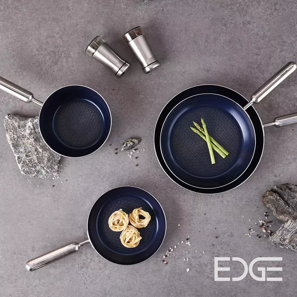 Edge系列陶瓷塗層蜂巢不鏽鋼鍋具