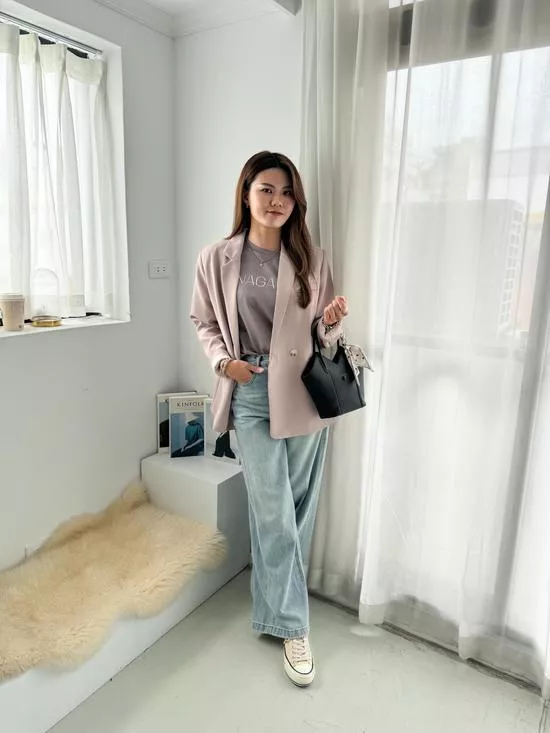 韓系質感俐落西裝外套
