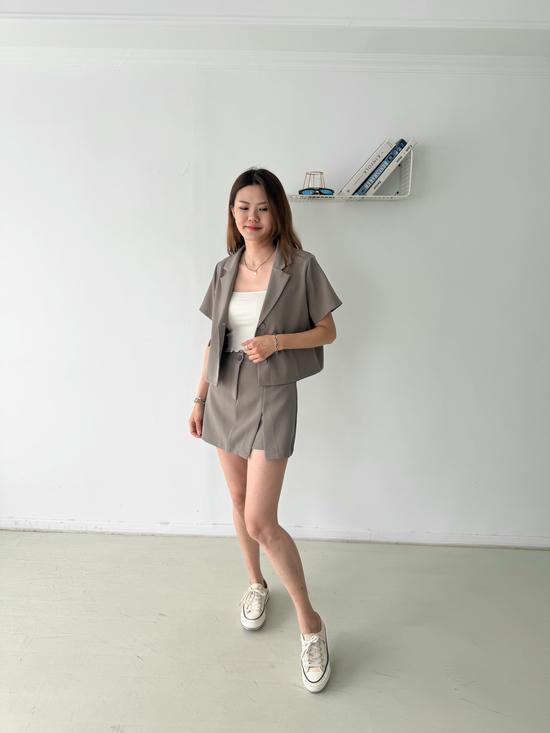 撞色捲邊小可愛