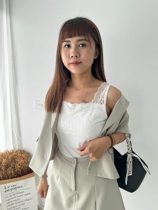 N年熱銷~莫代爾涼感蕾絲背心