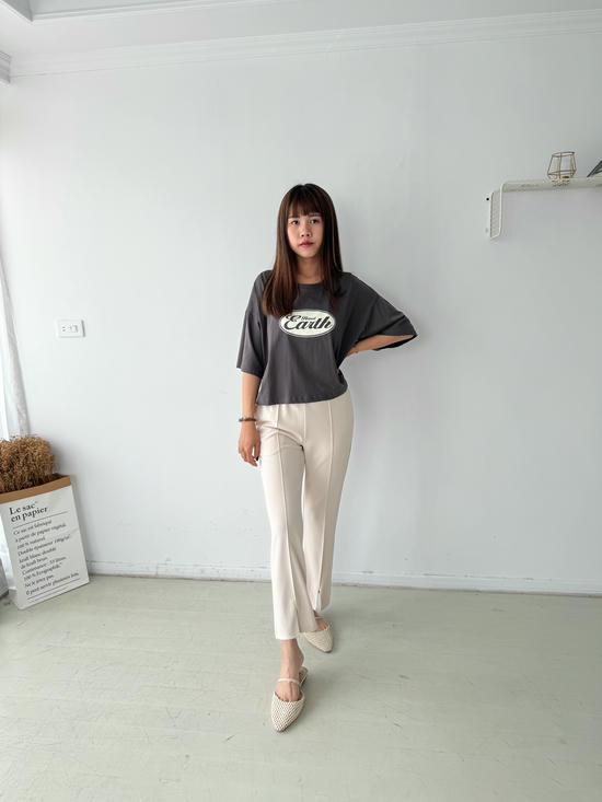 EARTH印花短版Tee