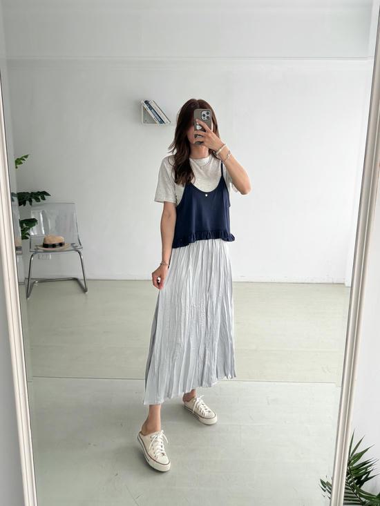 愛心小標真兩件上衣