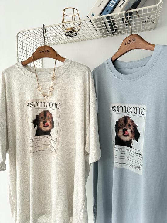 SOMEONE狗狗大Tee