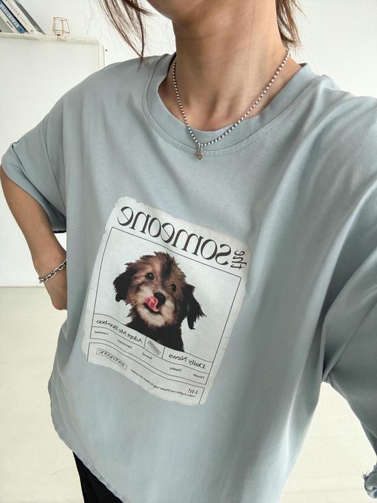 SOMEONE狗狗大Tee